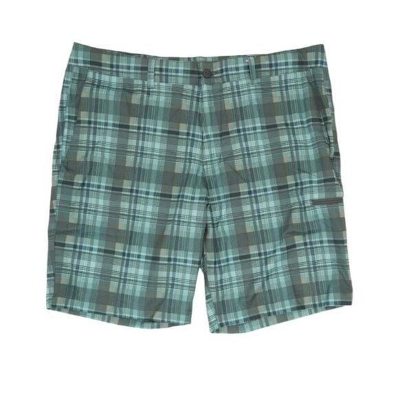 The North Face Other - The North Face Pure Vida 2 Active Shorts Mens Size 40 Waist Green Plaid NWT